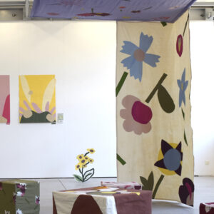 Rideau "Cueillette dans le désert"