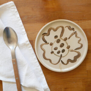 Assiettes à dessert "Fruits et fleurs"