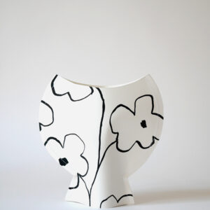 Vase en papier - Fleurs grimpantes