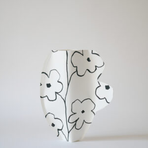 Vase en papier - Grandes fleurs grimpantes